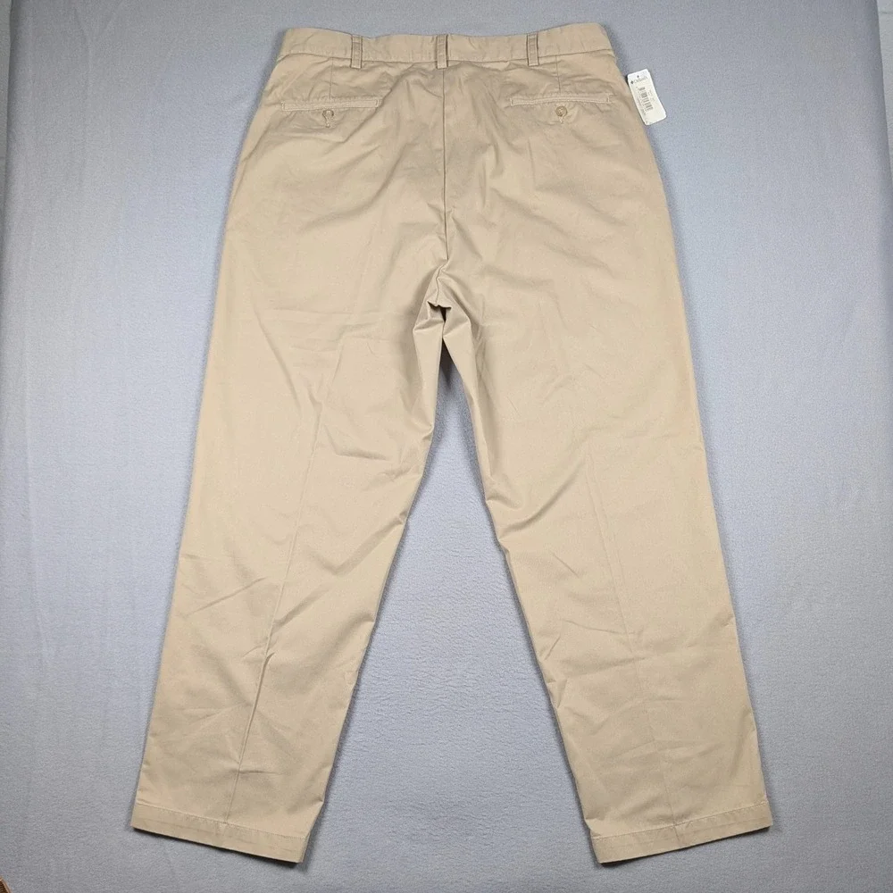 Vintage Polo Ralph Lauren Andrew Pant Mens 38x30 Khaki Pleated Chino Trouser NEW